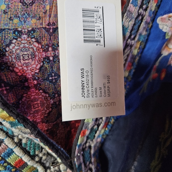NWT JOHNNY WAS SHIRT KIMONO * - Picture 9 of 12